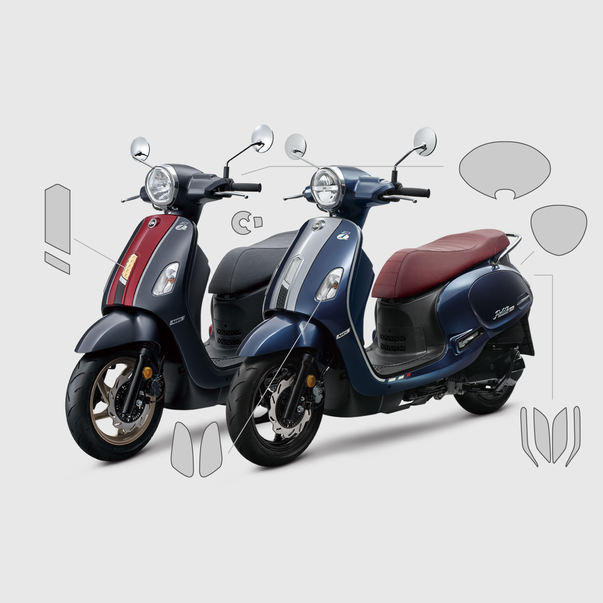 SYM Fiddle 125.150｜3M頂級犀牛皮保護膜