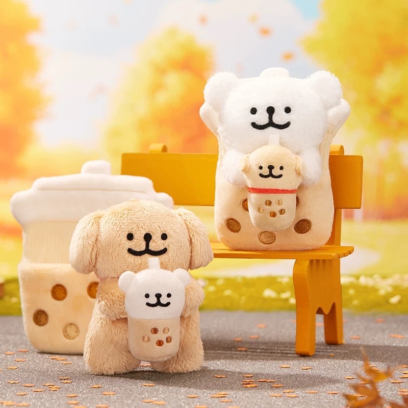 MALTESE 線條小狗 好運兜兜 盲袋 吊飾 鑰匙圈 / 預購