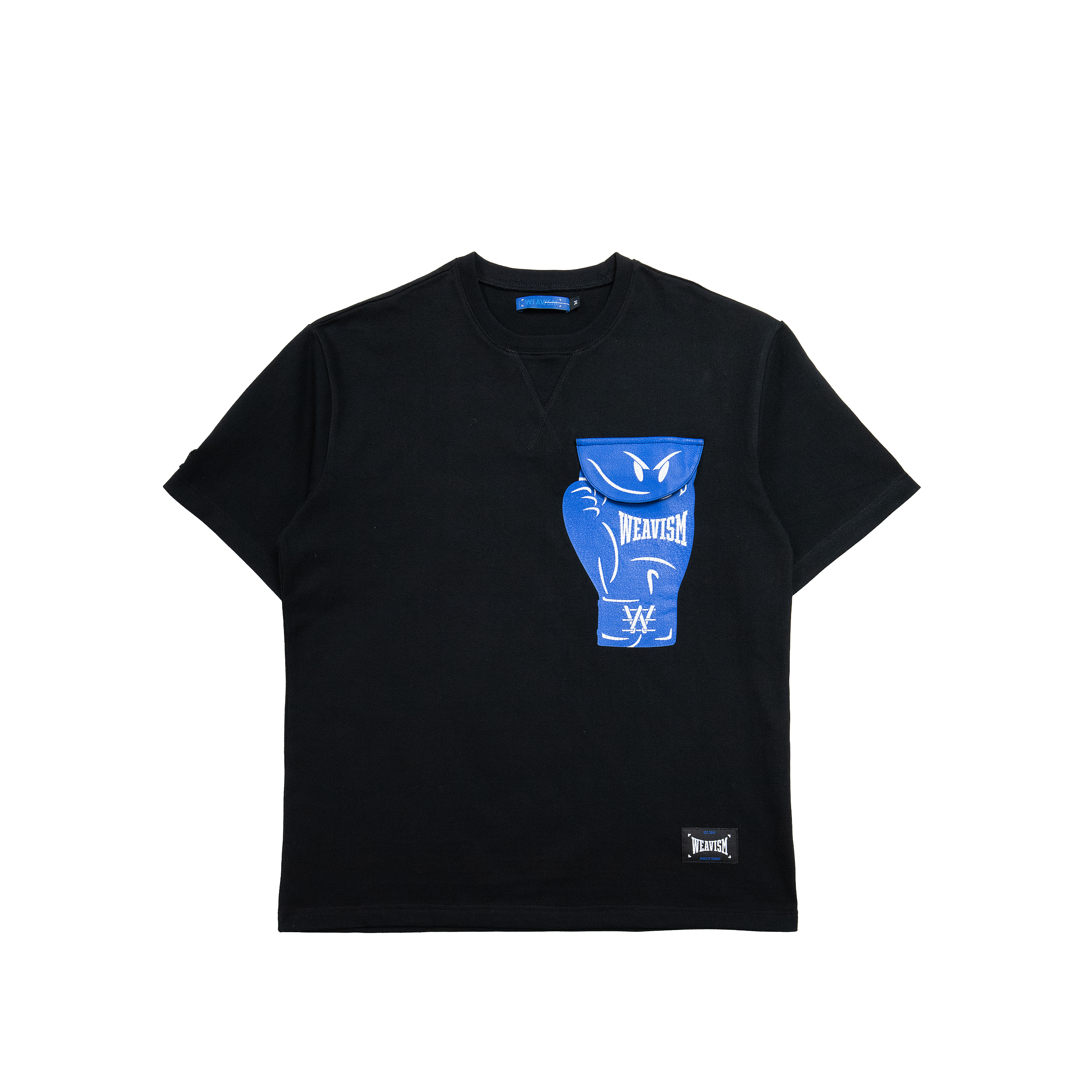 拳魂重磅口袋棉Tee-黑