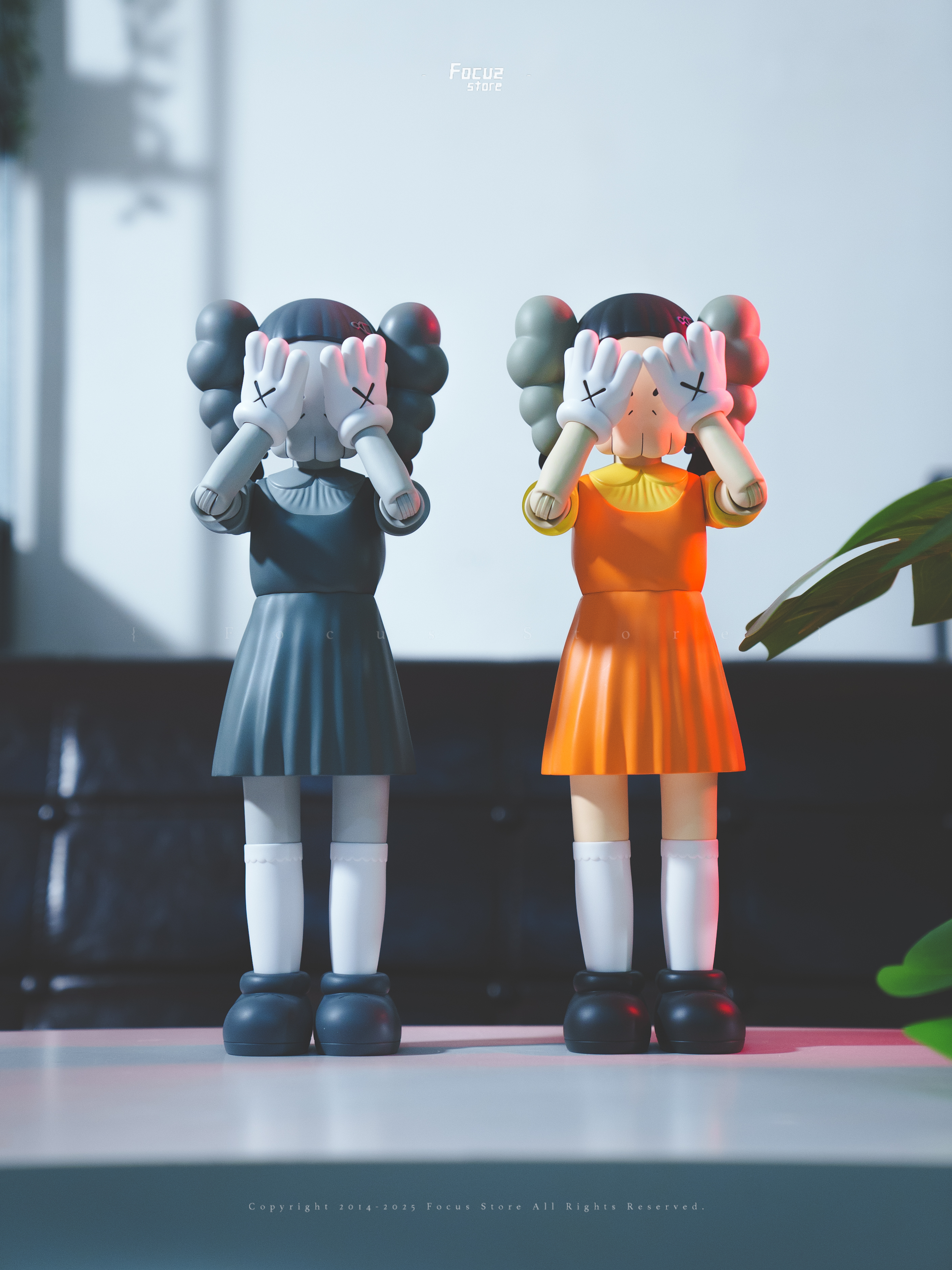 【Focus Store】預購 Squid Game x KAWS Young-Hee Vinyl Figure "Colored / Monotone" 兩色 魷魚遊戲 公仔