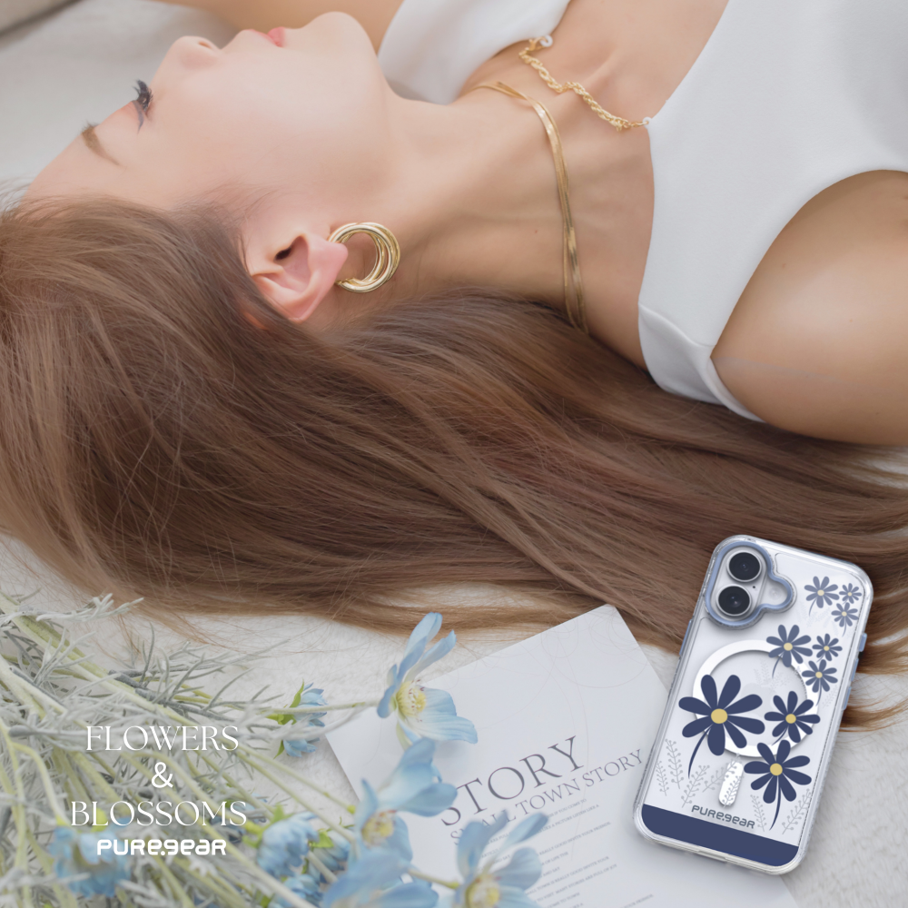 iPhone 冰鑽減壓防摔保護殼 Magsafe / 勿忘我 (2025 New Design)