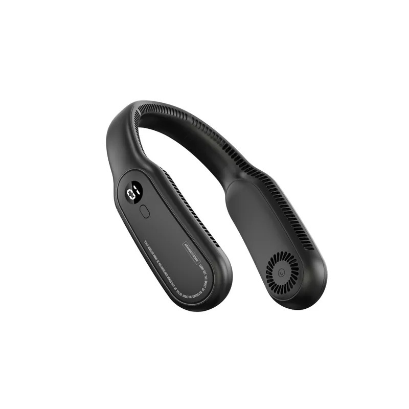 【ADAMOUTDOOR】無葉掛脖風扇 黑色/ADFN-NF300-BK