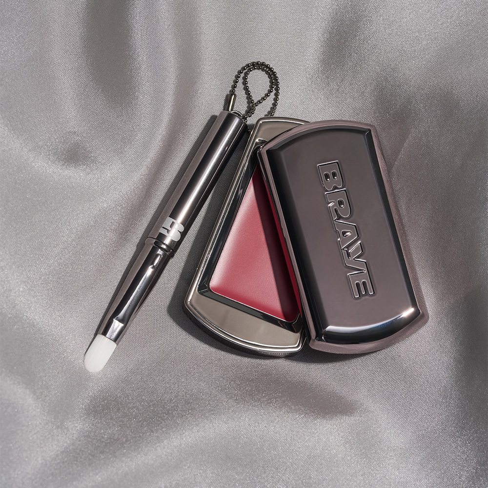 口袋隨身唇刷 亮銀-BRAYE