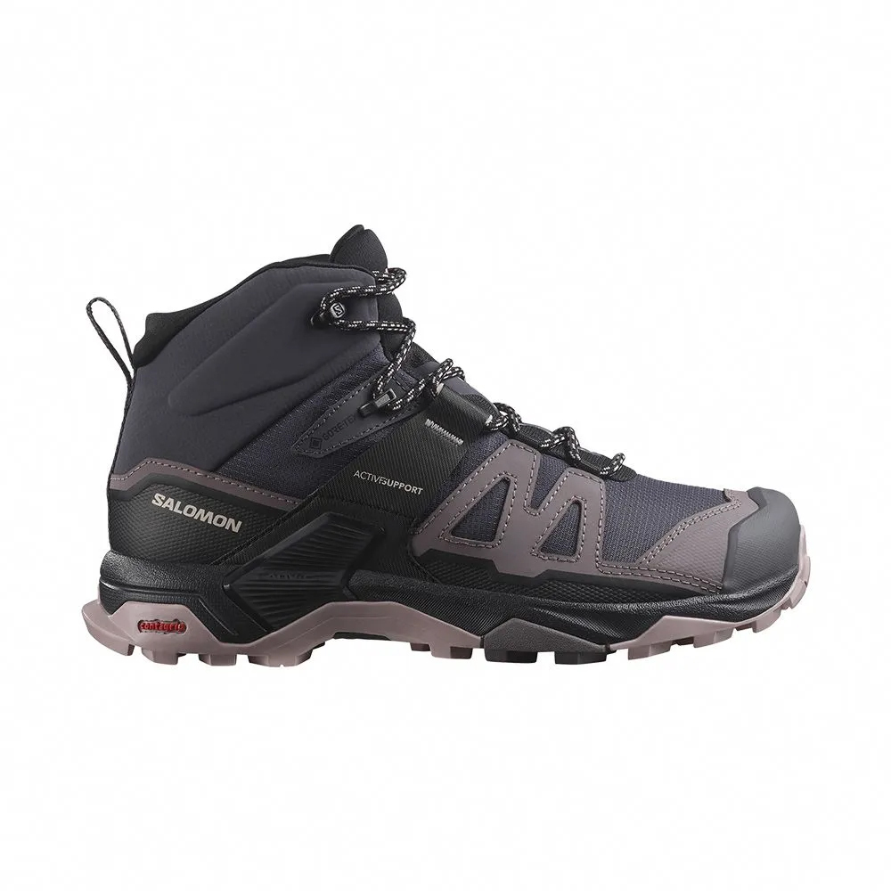 Salomon 法國 X ULTRA 4 GTX 中筒登山鞋 女款 (灰) 登山/健行/旅遊 33SL476855