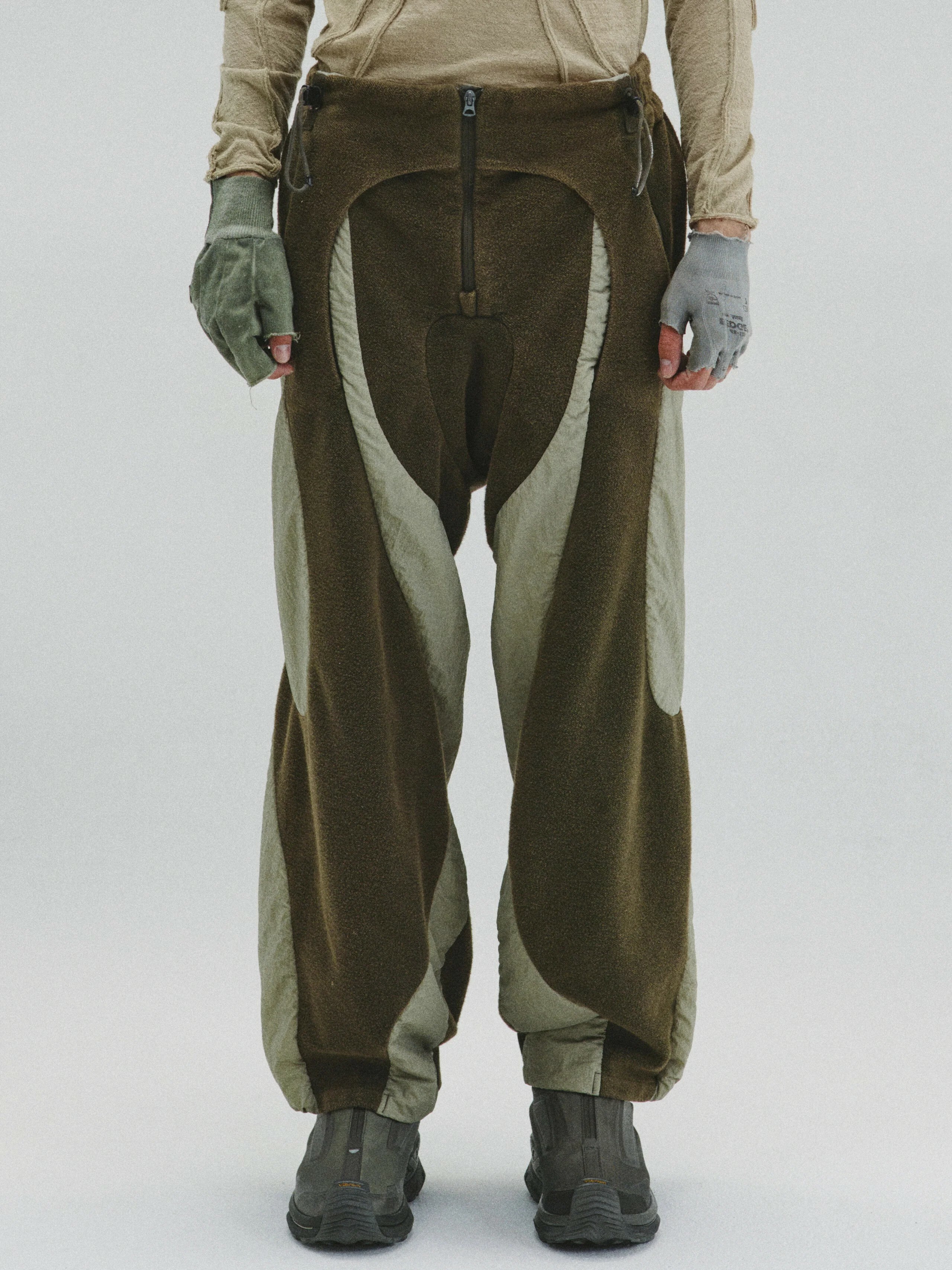 【Focus Store】現貨 Hamcus FW24 DUSZEN SODA / Arctic Apex Expedition Padded Pants 色塊拼接解構傘兵褲 ZM03624-1 OL