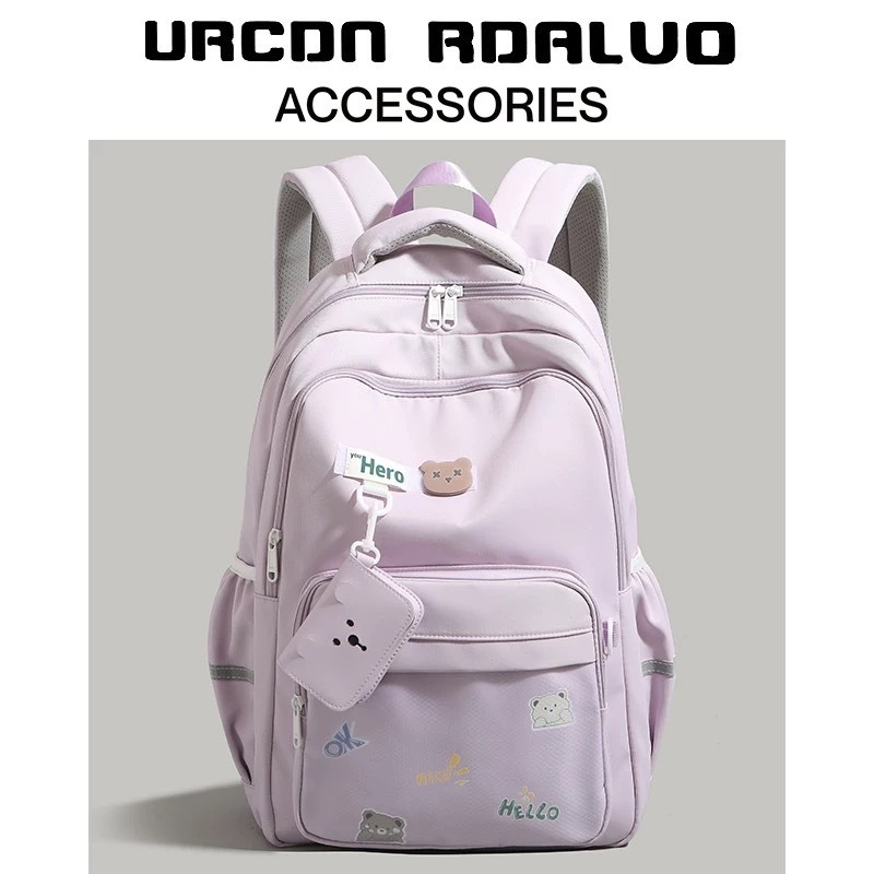 25SS少女心大容量後揹包實拍照-少量現貨