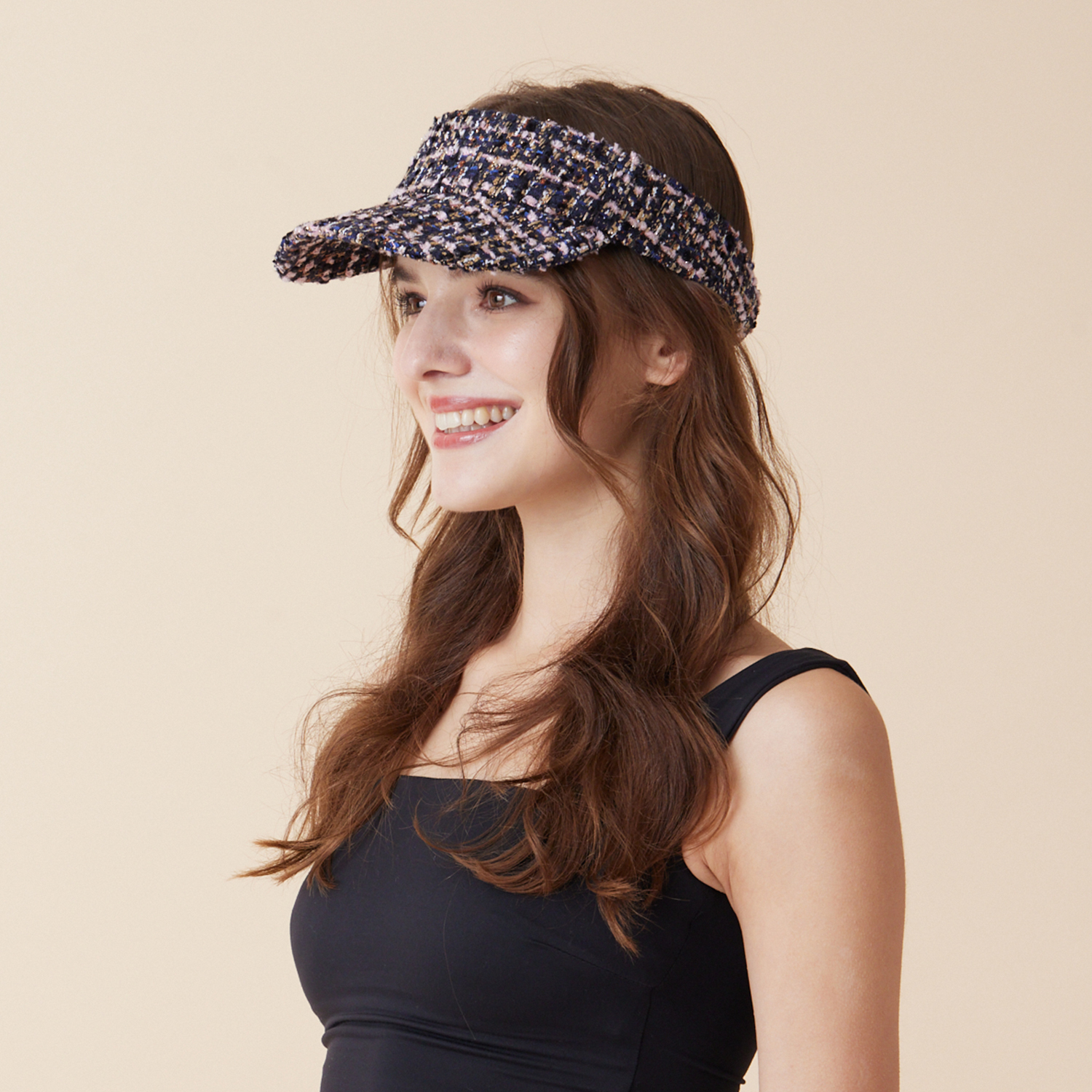 CHARLIE Visor - Pink & Navy