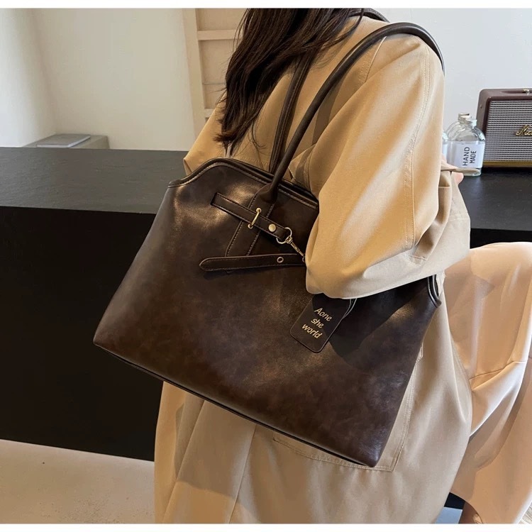 25SS肩揹輕熟氣質百搭包包-兩色預購