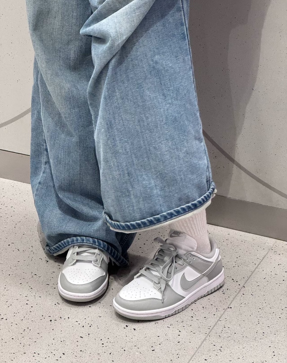 NIKE Dunk Low Next Nature 女鞋 灰白色 新灰白 海鹽灰藍 運動 低筒 經典 休閒鞋 DD1873113