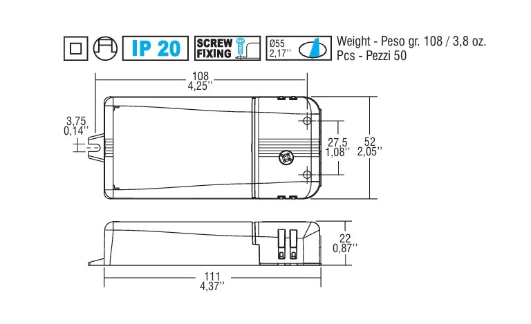 TCI 127556 MINI JOLLY MD 20 CONSTANT CURRENT OUTPUT LED 驅動器