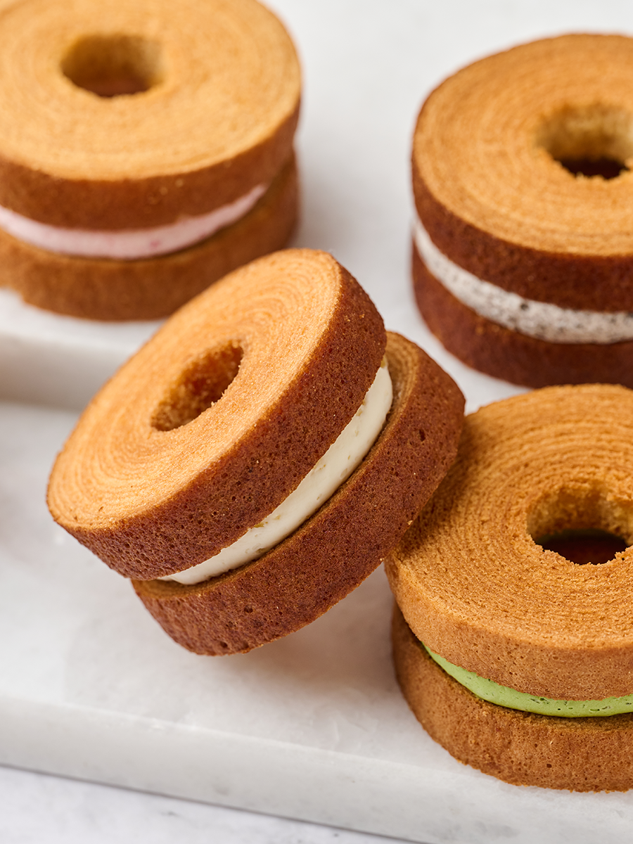 德式年輪厚夾心(六入)禮盒【奶油霜】