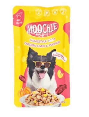 泰國MOOCHIE 犬 homestyle系列 雞肝+南瓜 120g 原盒12包