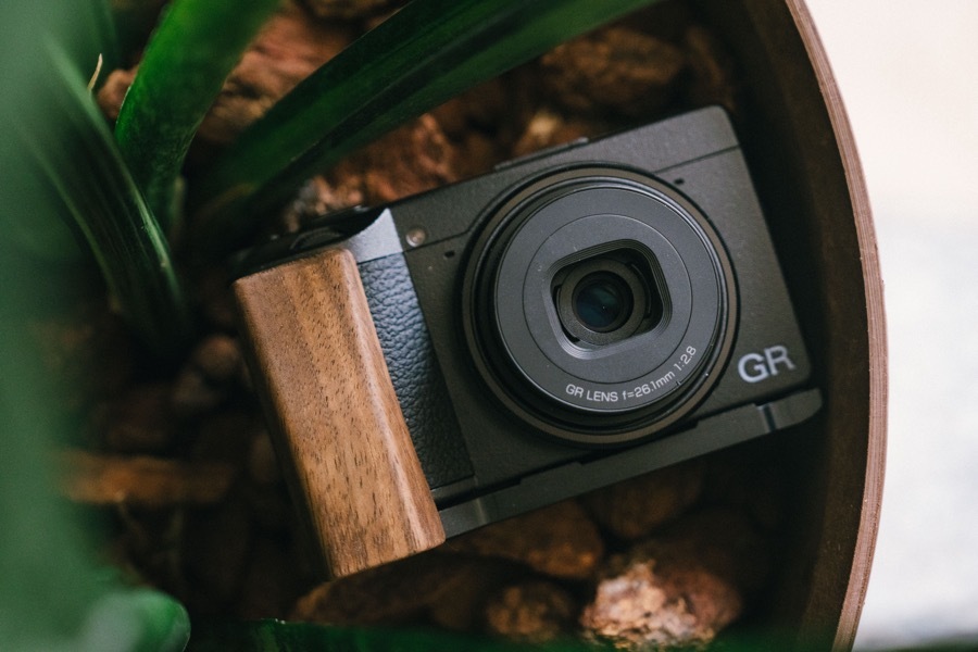 RICOH GR3 GR3x HDF 胡桃木手把底座 快拆手把底座 實木相機底座