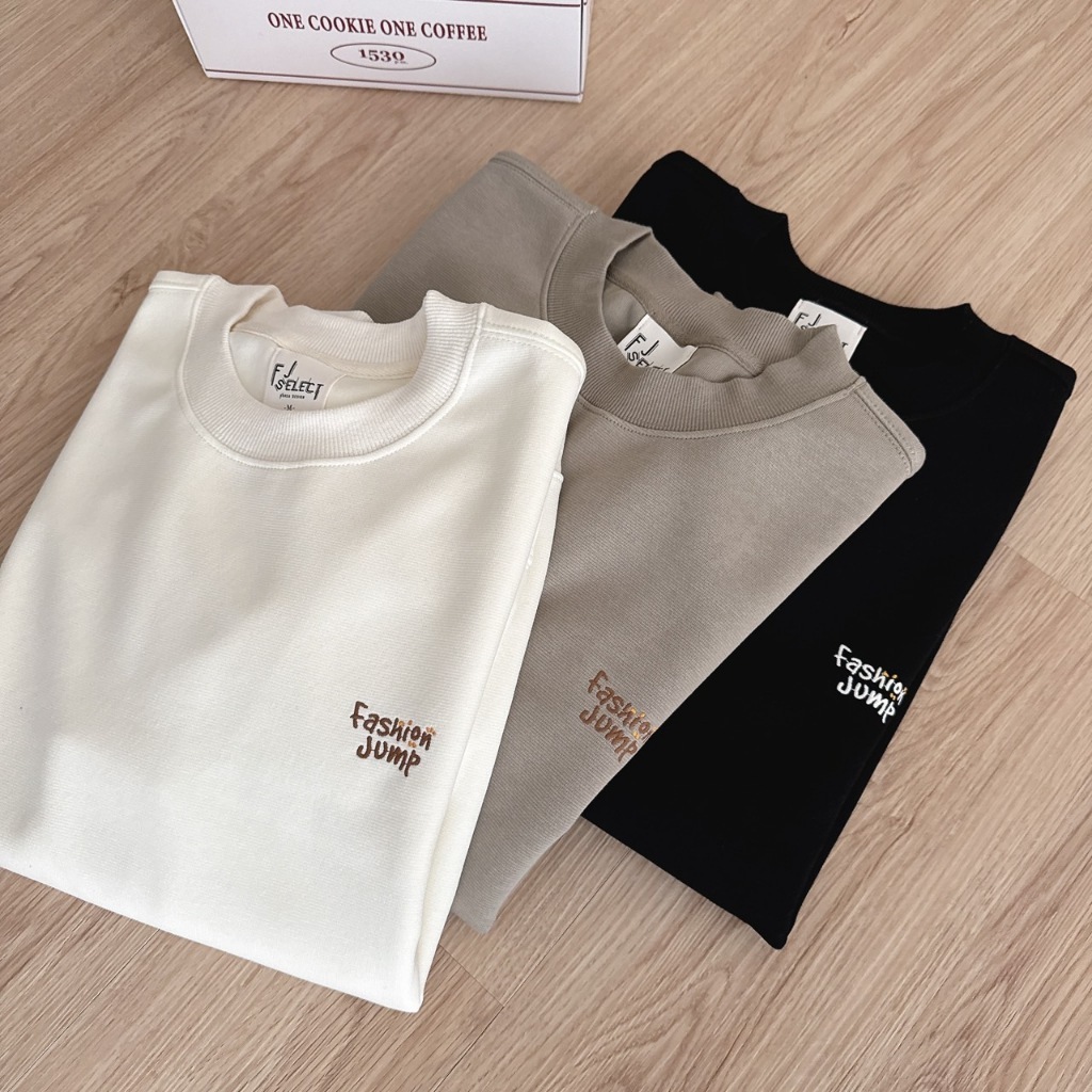 （現貨）FASHIONJUMP Logo Heavy  LS Tee /  跳色小Logo 大學Tee FM12