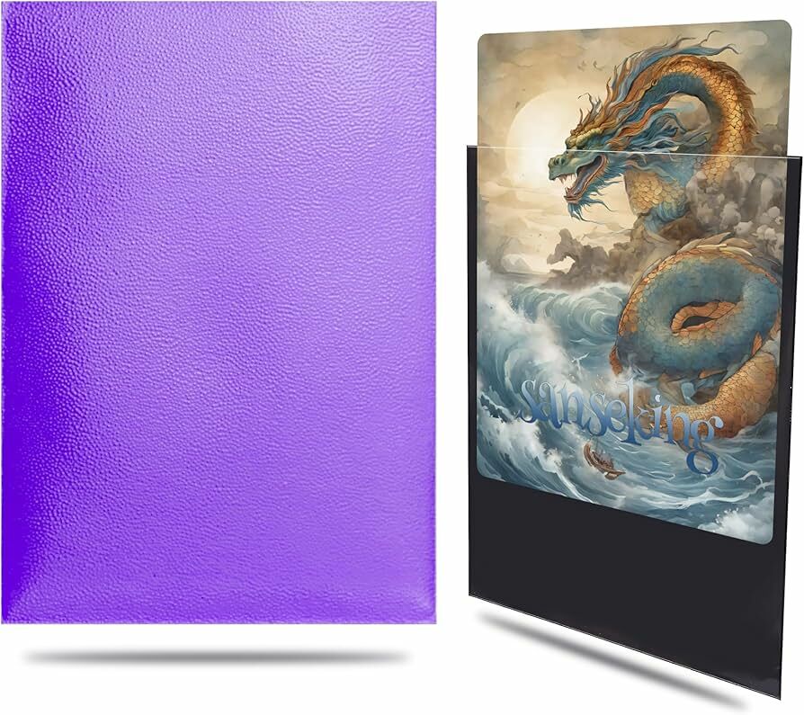 Sanseking Dragon卡套: No.KMSS-PP-22 紫色-標準尺寸（66.5 mm.93 mm）