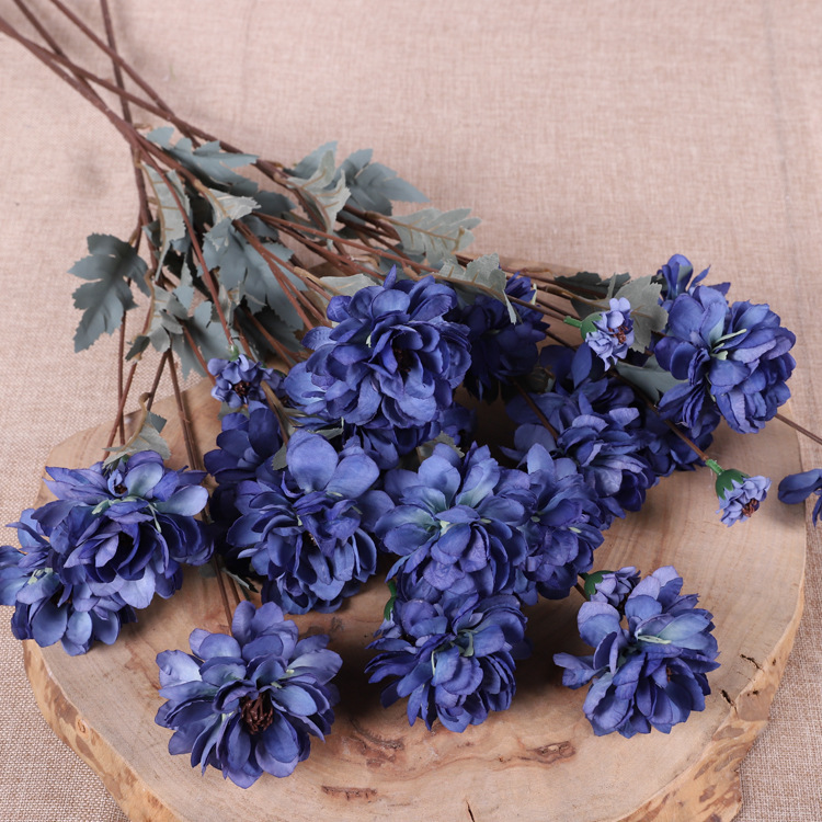 仿真絹布大理菊