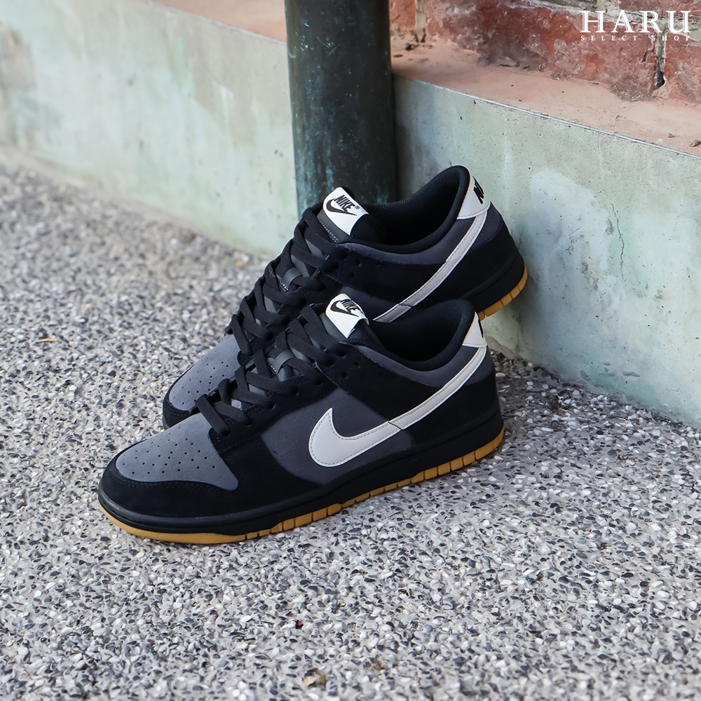 NIKE DUNK LOW RETRO SE 黑灰 麂皮 復古 膠底 黑生膠 復古休閒鞋 HQ1931-001