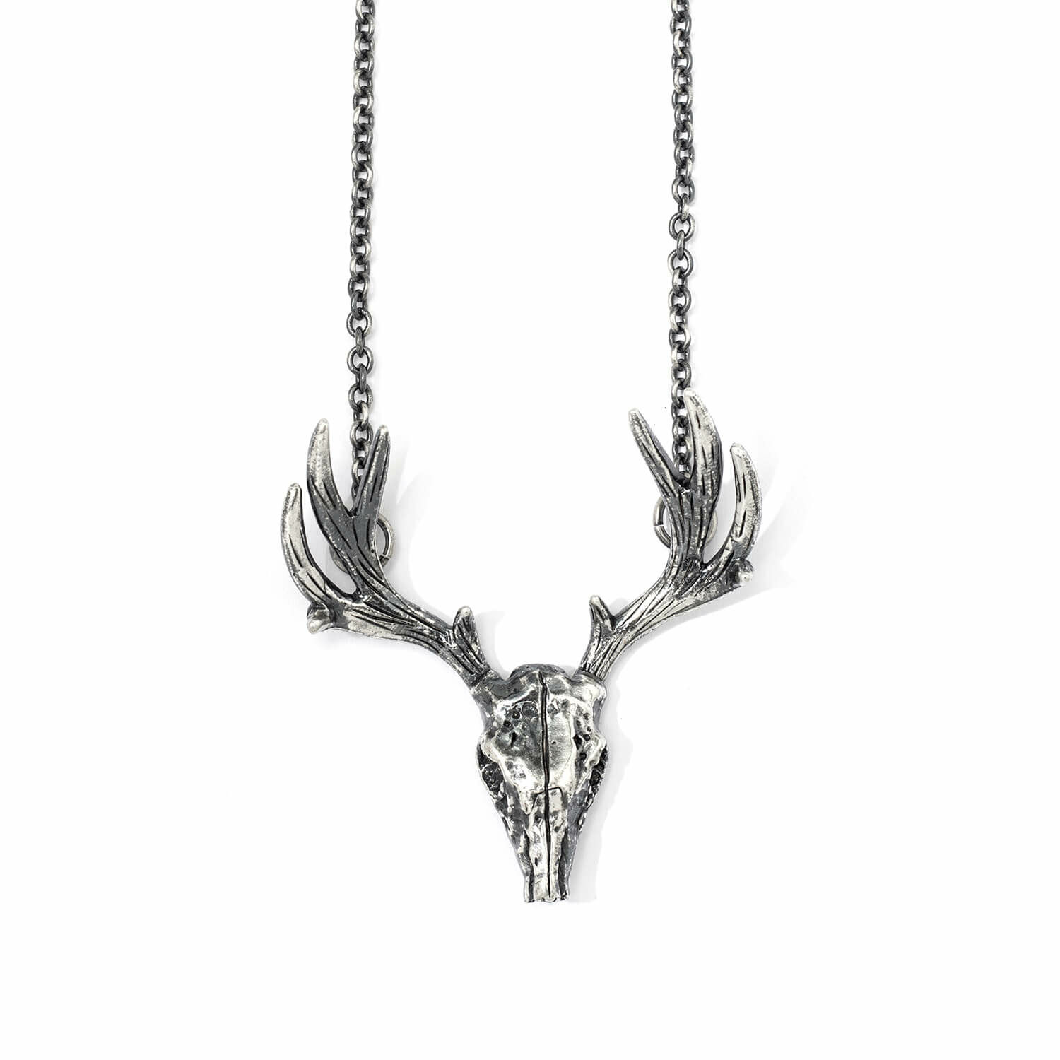 RECOVERY 鹿頭項鍊（古銀）