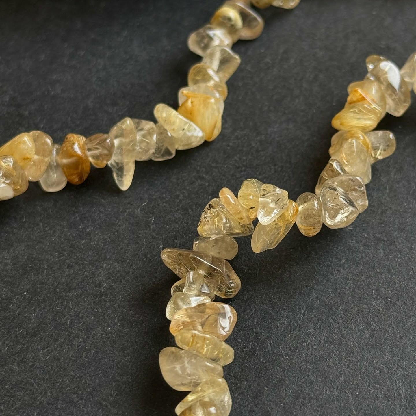 [原石] 鈦髮晶 水晶項鍊