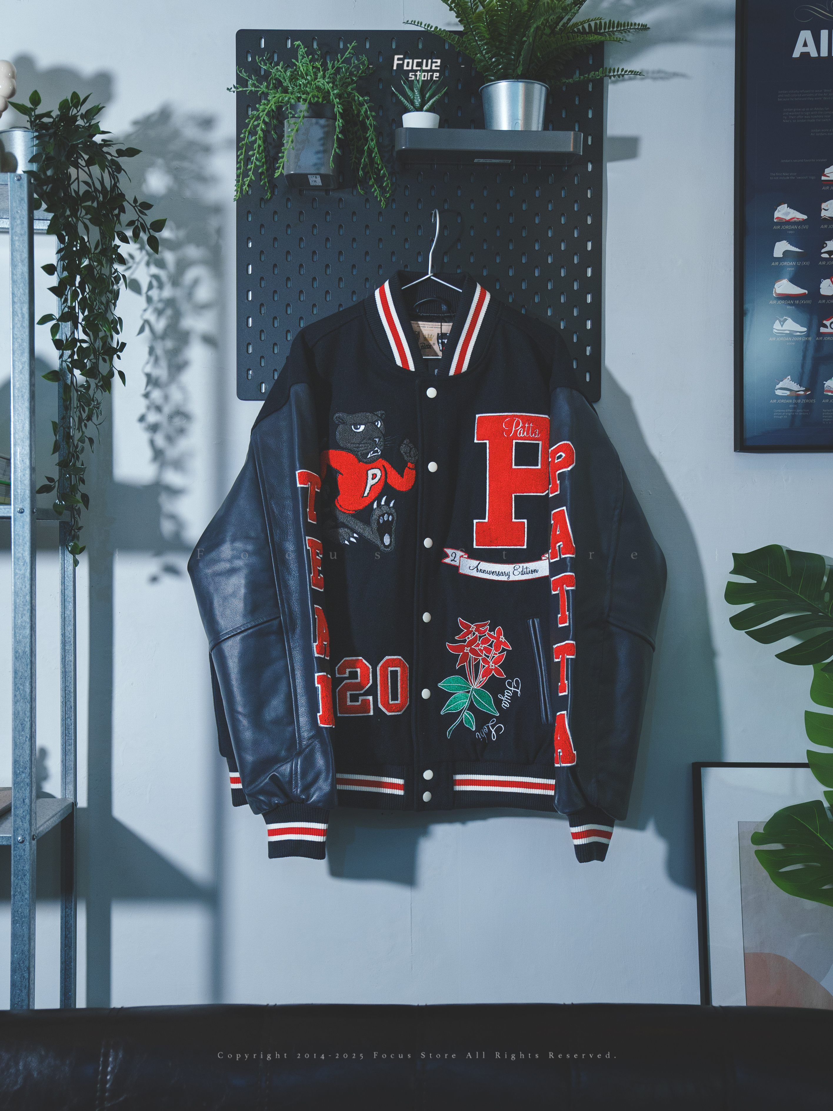【Focus Store】預購 Patta 20th Anniversary Varsity Jacket 二十週年紀年款 棒球外套 紅色