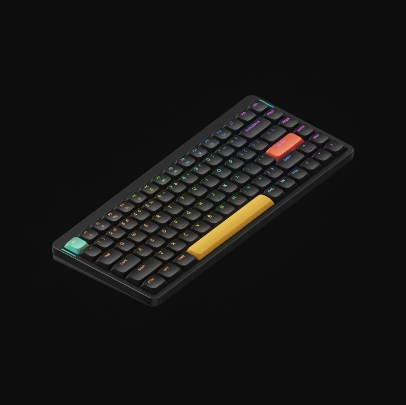 Nuphy Air75v2 矮軸無線機械式鍵盤 - Black 黑色 (Blue 青軸)