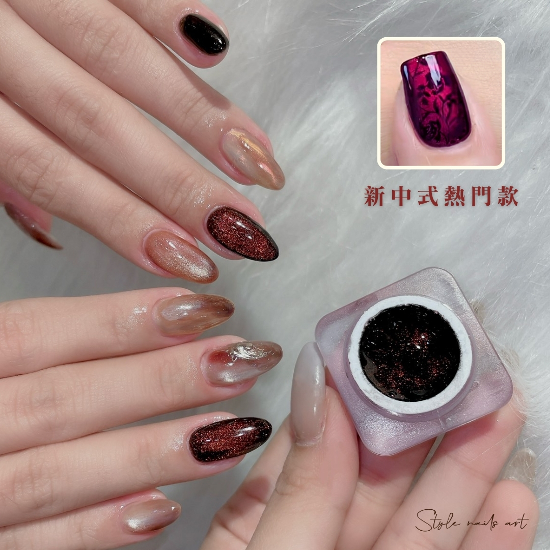 新中式款-國風貓眼烏木玫瑰