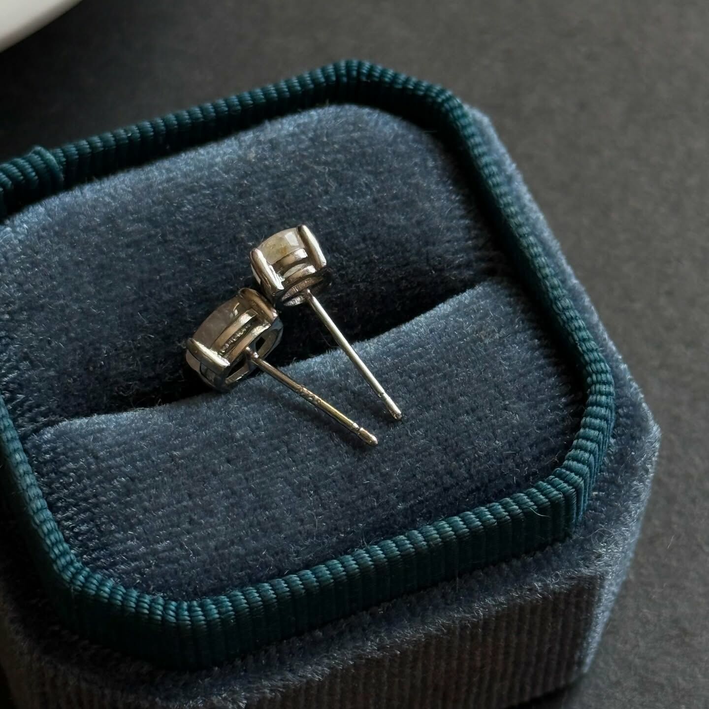 [原石] 金髮晶 925銀 水晶耳環