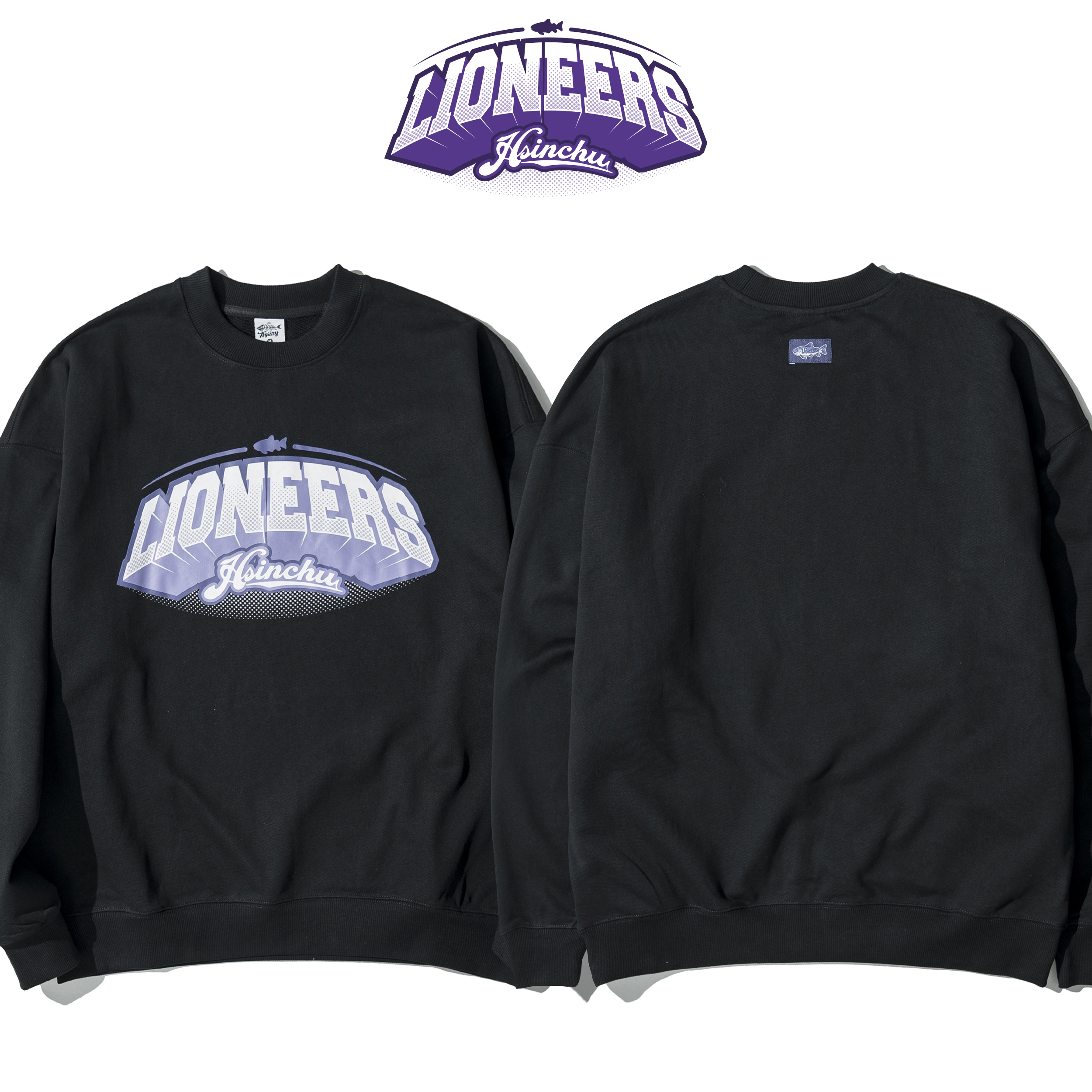 AGILITY x LN / Collaboration Sweatshirt 新竹攻城獅 大學Tee [LN-AG5]