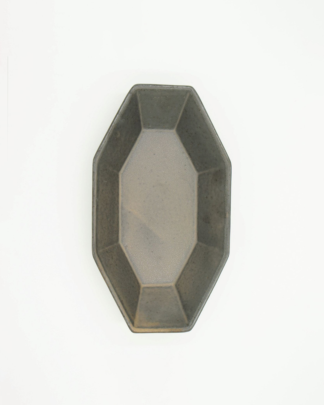 美濃燒 Ancient Pottery 八角型深盤 古銅｜CHIPS