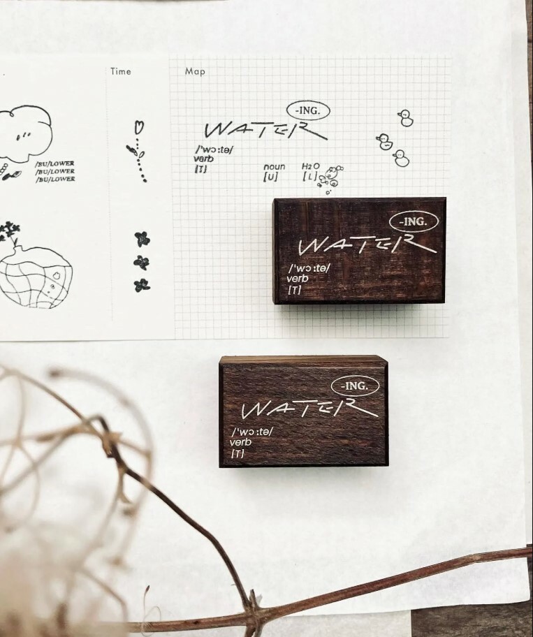 Some Sort of Fern - Bubble Flowers Rubber Stamp