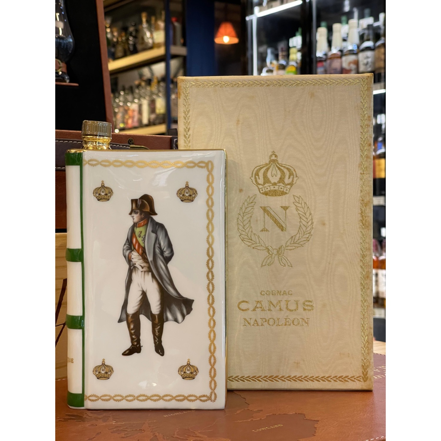 Camus Napoleon Cognac Book Decanter 1960's - 1970's LOT