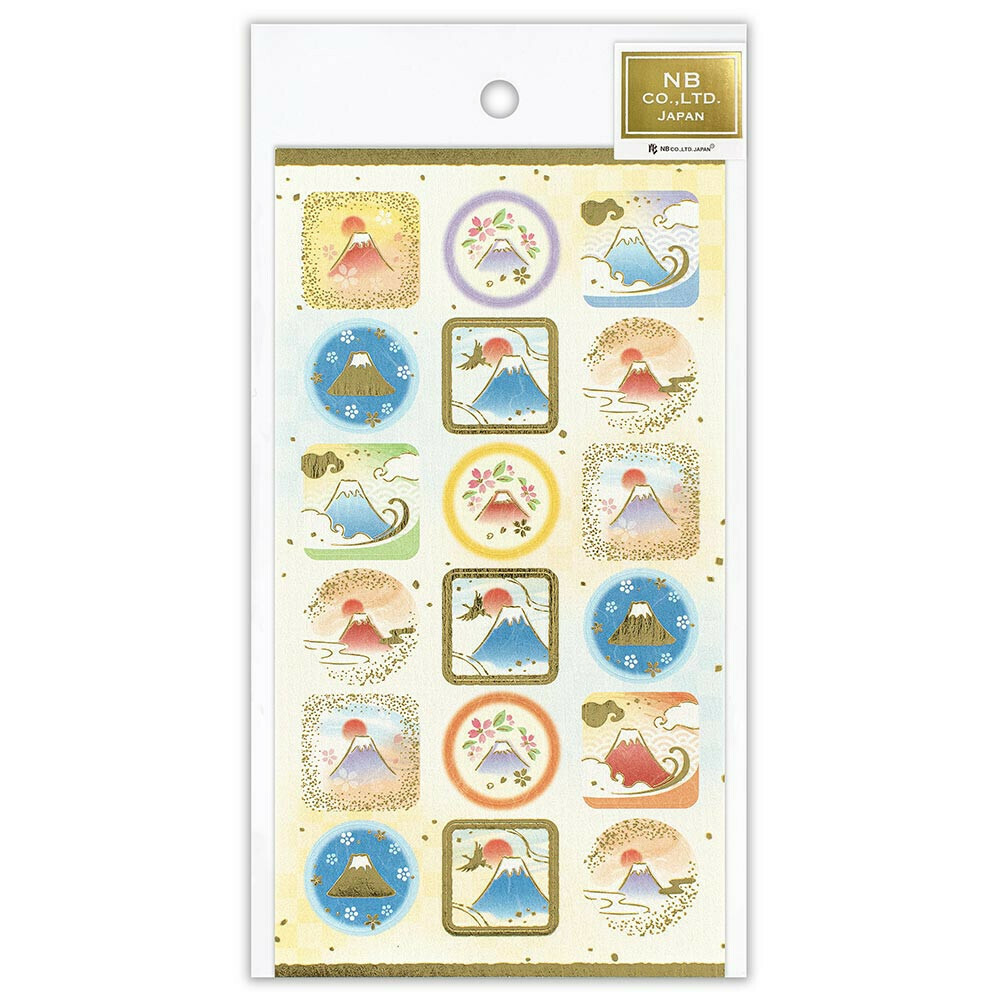 日本風格 華麗的富士山 剪貼簿裝飾品 日本製造