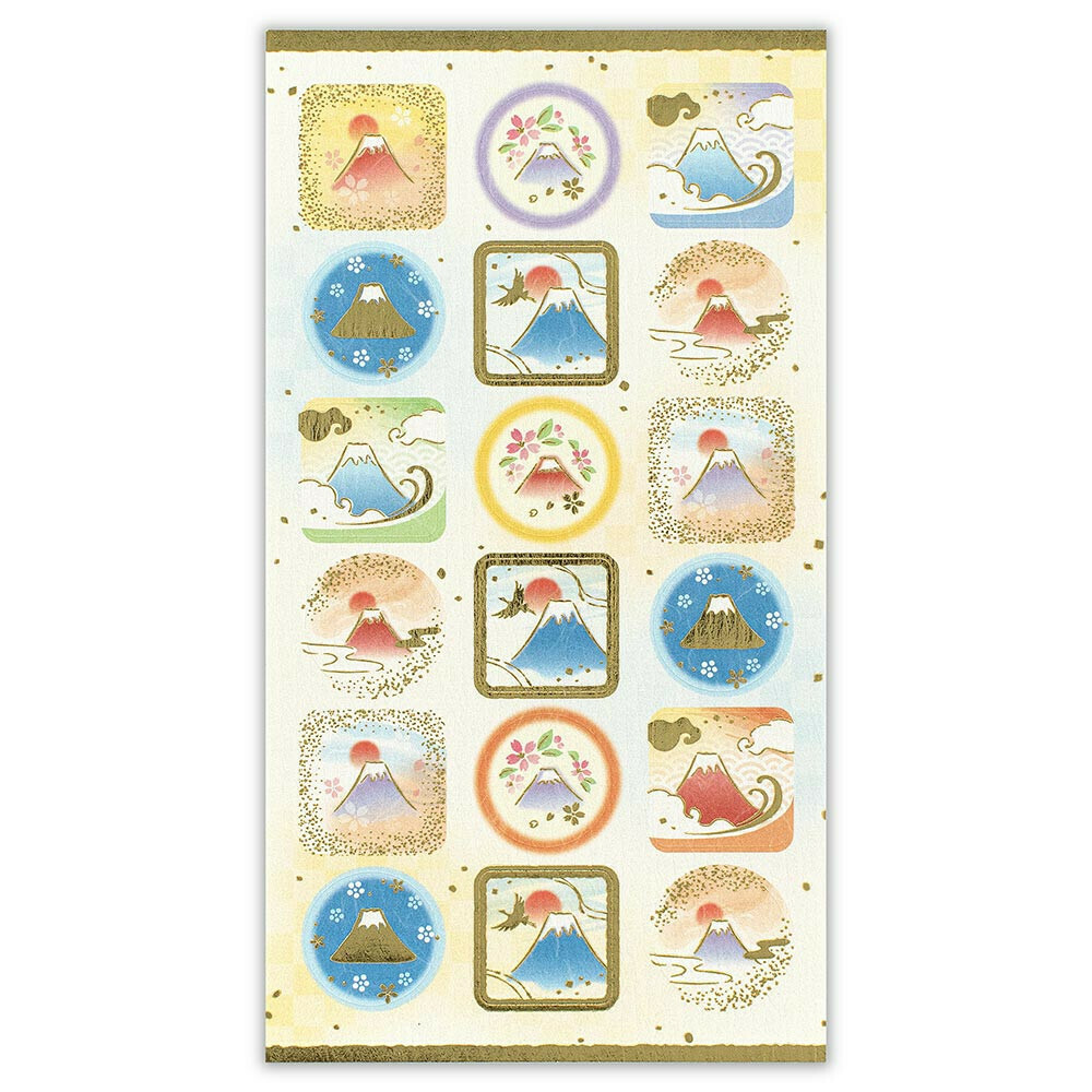 日本風格 華麗的富士山 剪貼簿裝飾品 日本製造