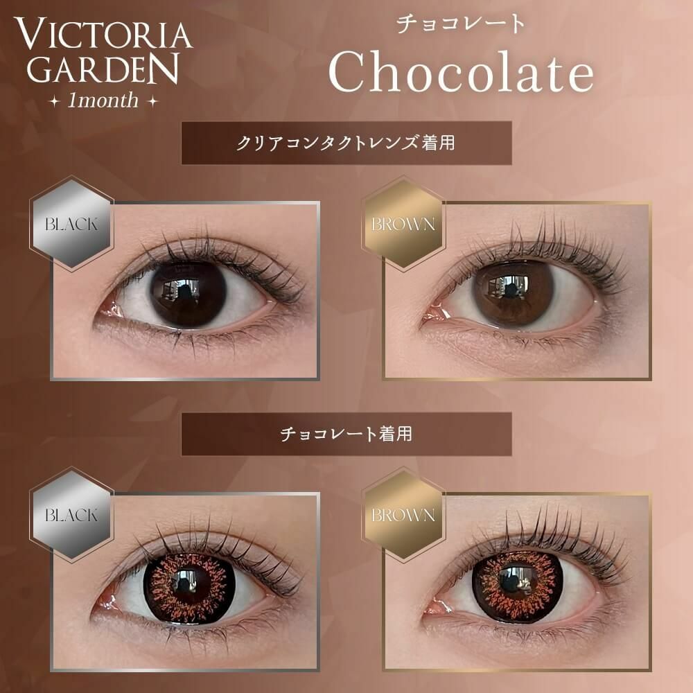 [月拋] Victoria Garden 1 Month Chocolate｜隱形眼鏡｜每盒2片