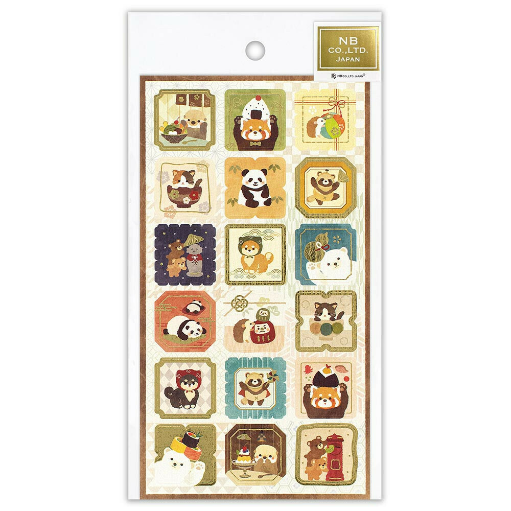 日本風格 大型可愛動物 剪貼簿裝飾品 日本製造