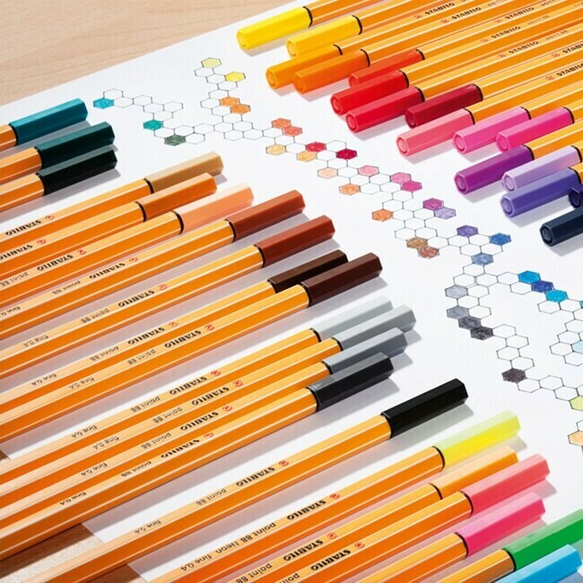 Point 88 樂點88 細字 彩繪筆 0.4mm｜Stabilo 思筆樂 德國