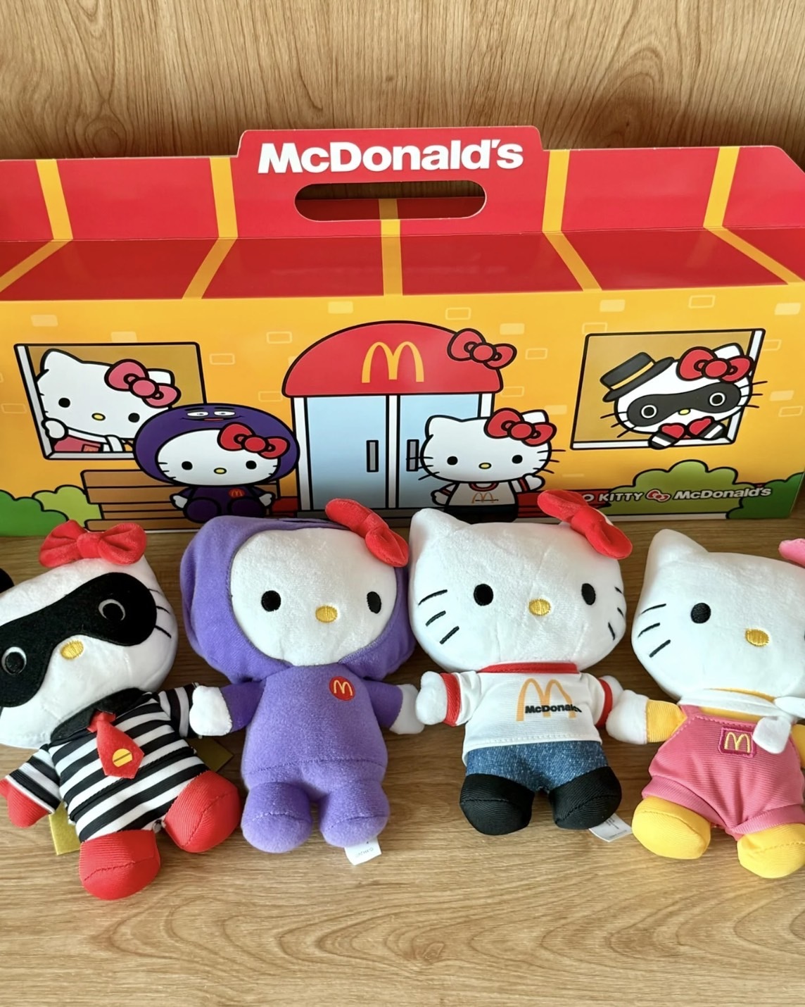 <正版授權🎁>麥當勞50周年推復刻毛公仔套裝 Hello Kitty