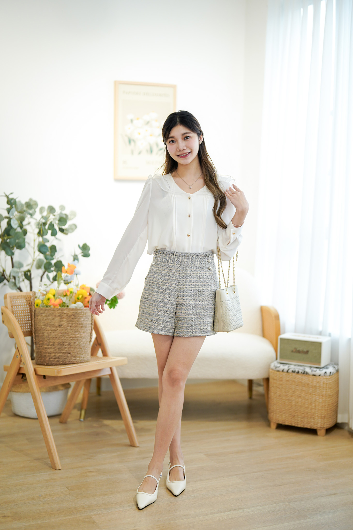 T1226 Twin Hearts Layered Blouse