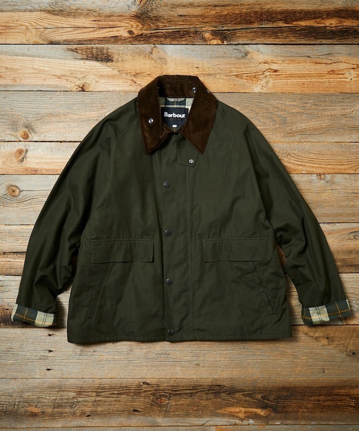 2024AW 日本限定 Barbour 別注 BORROWDALE 軍風 古著 外套 燈心絨領 現貨