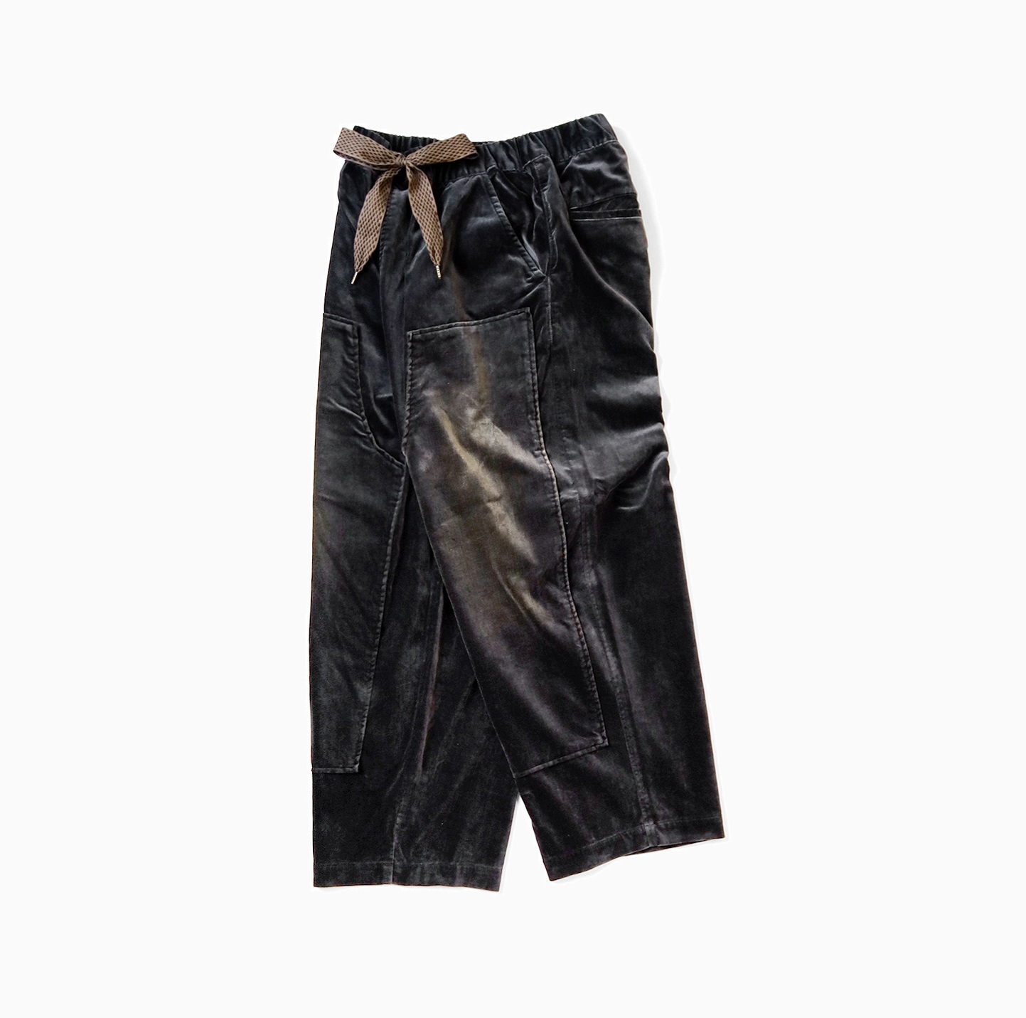 KAPITAL VELVET CASA PANTS - BLACK PRE ORDER ITEM (預訂中)