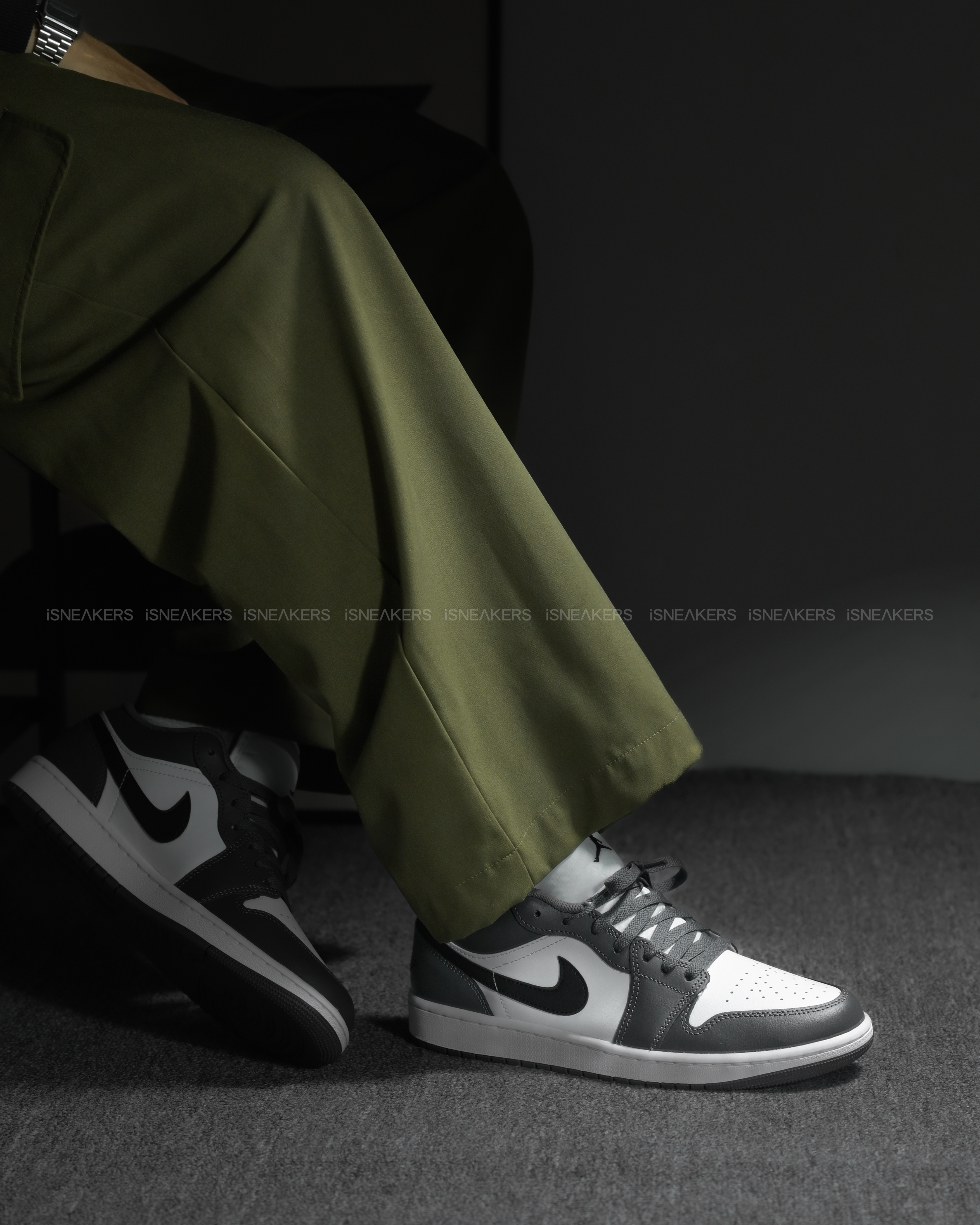 iSNEAKERS｜Air Jordan 1 Low "Iron Grey" 鋼鐵灰 553558-152