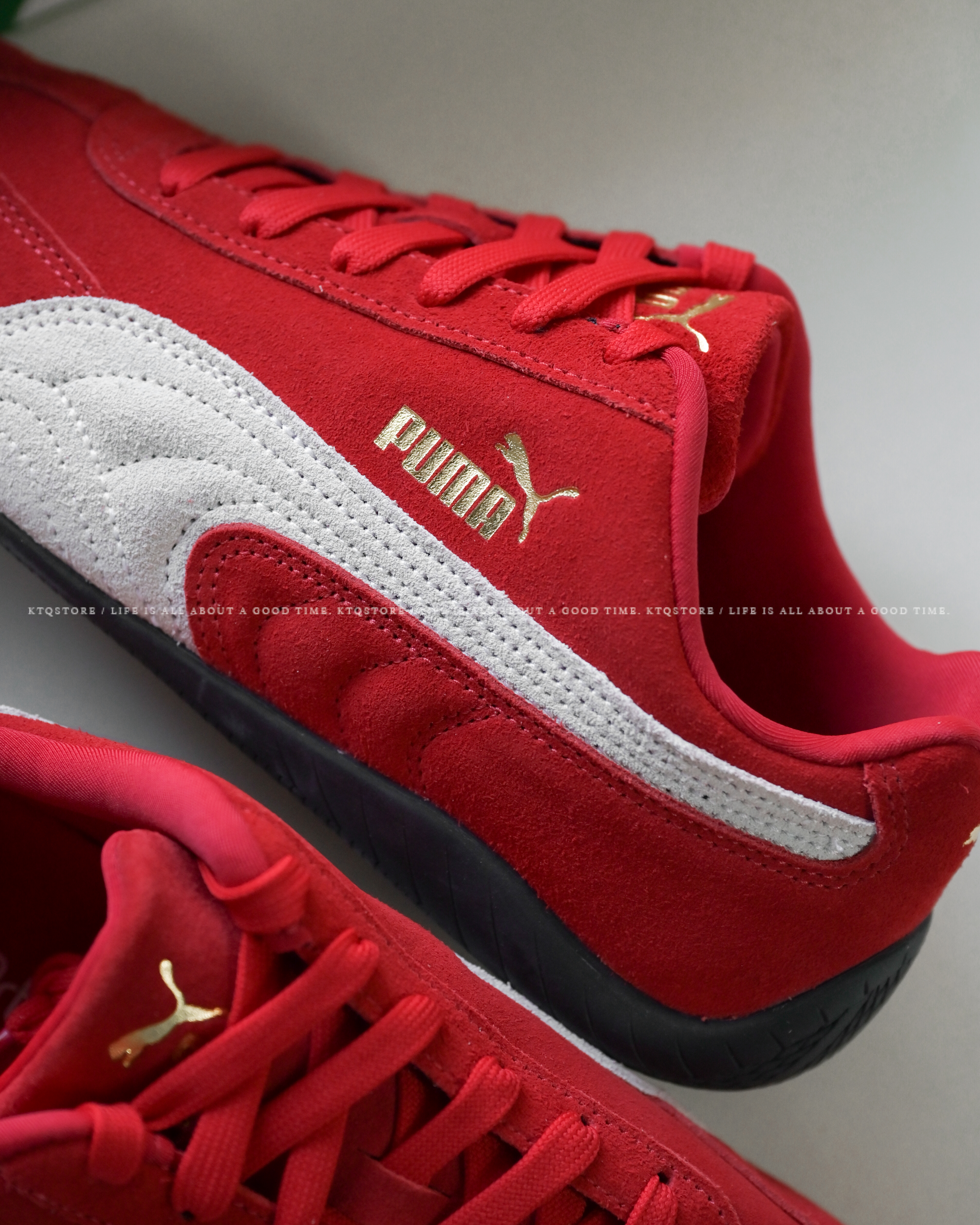 KTQ STORE ‧ Puma Speedcat OG 賽車鞋 男女同款 紅白 398846-02