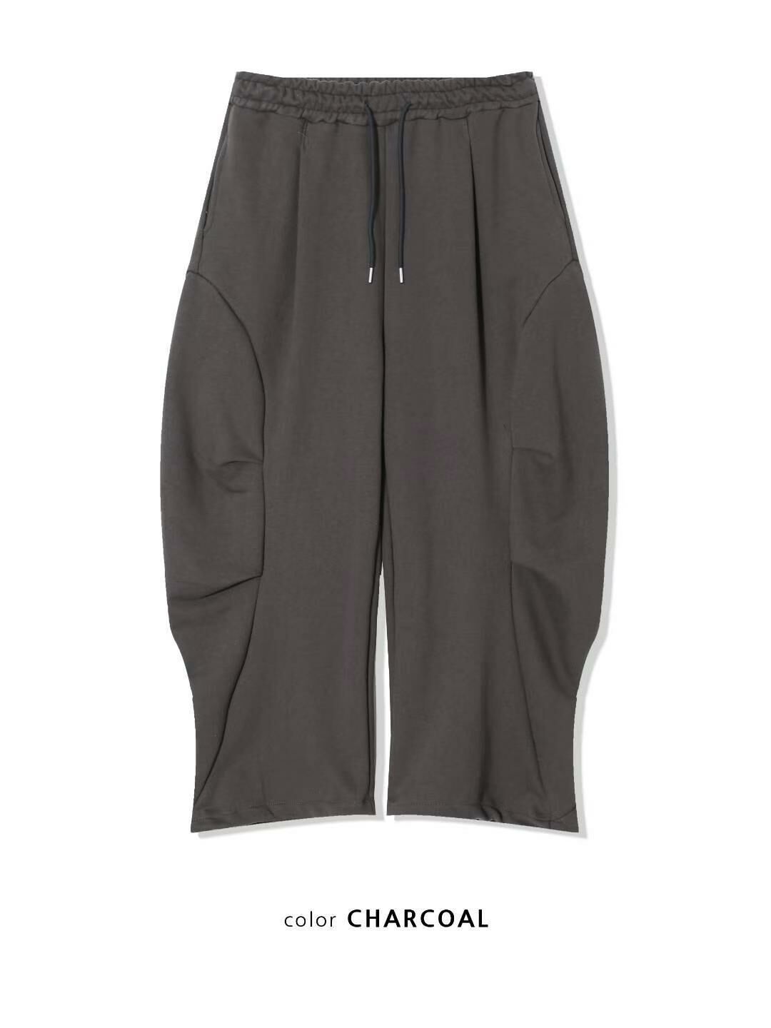 淨色可束腳鬆身運動褲 P3041