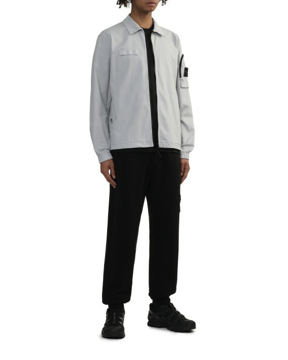 【Focus Store】預購 Stone Island Zip-up shirt jacket "Light Grey" 灰色 拉鍊外套