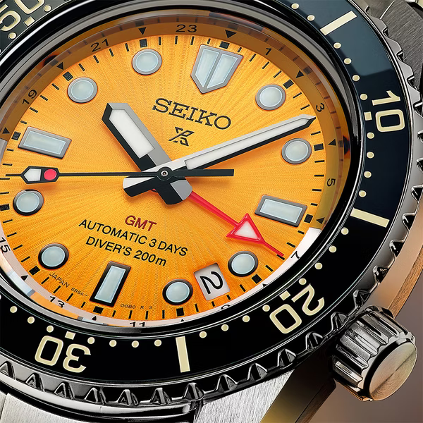 萬年鐘錶 - SEIKO PROSPEX  亞洲限量版暹羅之夜三日鍊GMT機械潛水男錶  SPB487J1 / 6R54-00L0Y 錶徑42MM