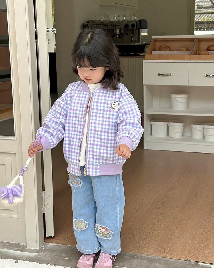 防水防風小熊小兔棒球外套