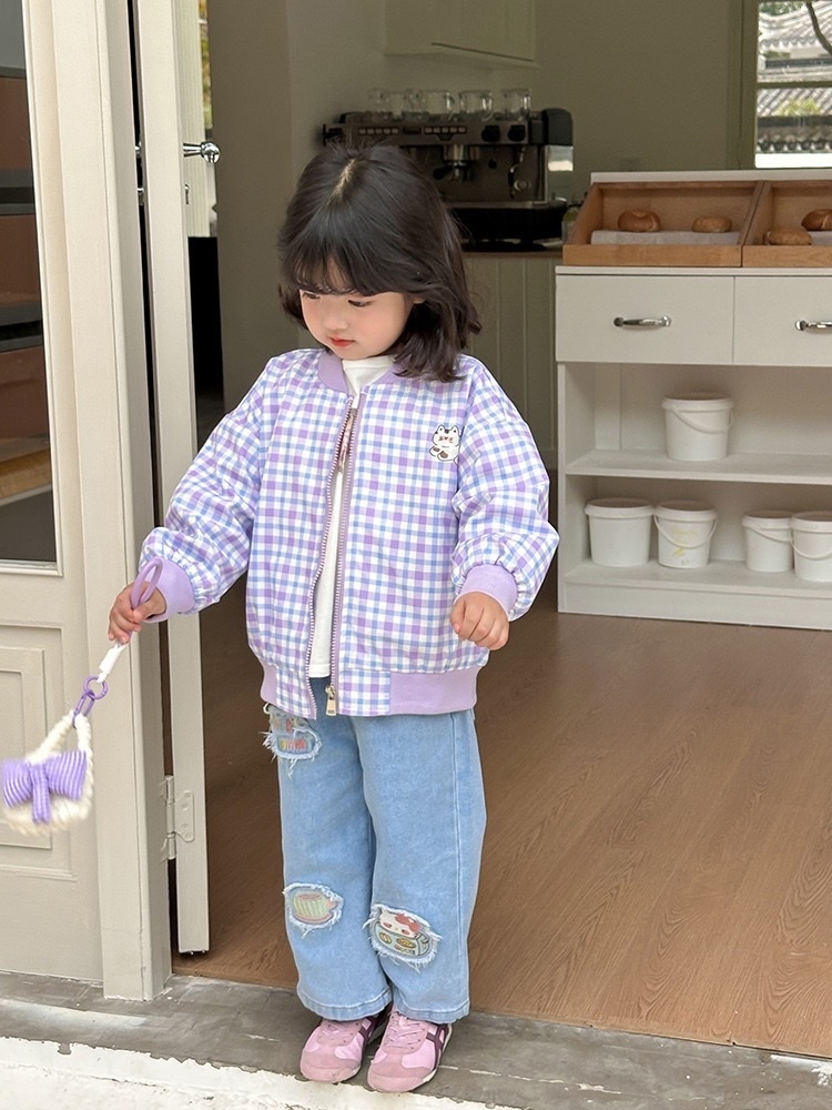 防水防風小熊小兔棒球外套