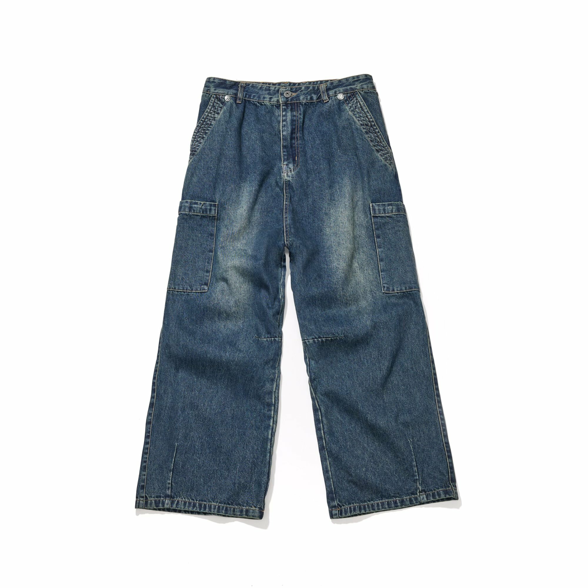 AES POCKET WASHED BAGGY JEANS