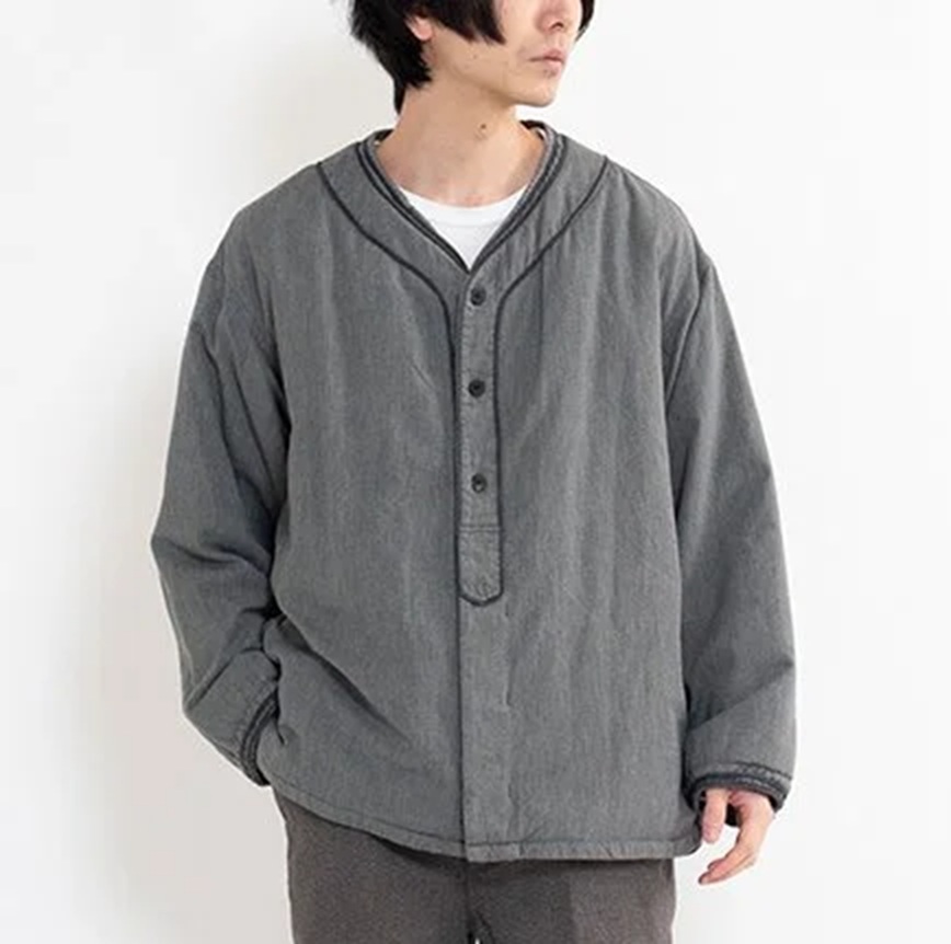 LAST PCS RE-STOCK: VISVIM 2025 S/S DUGOUT CHAMBRAY ((DOWN)) L/S - PRE ORDER ITEM (預訂中)
