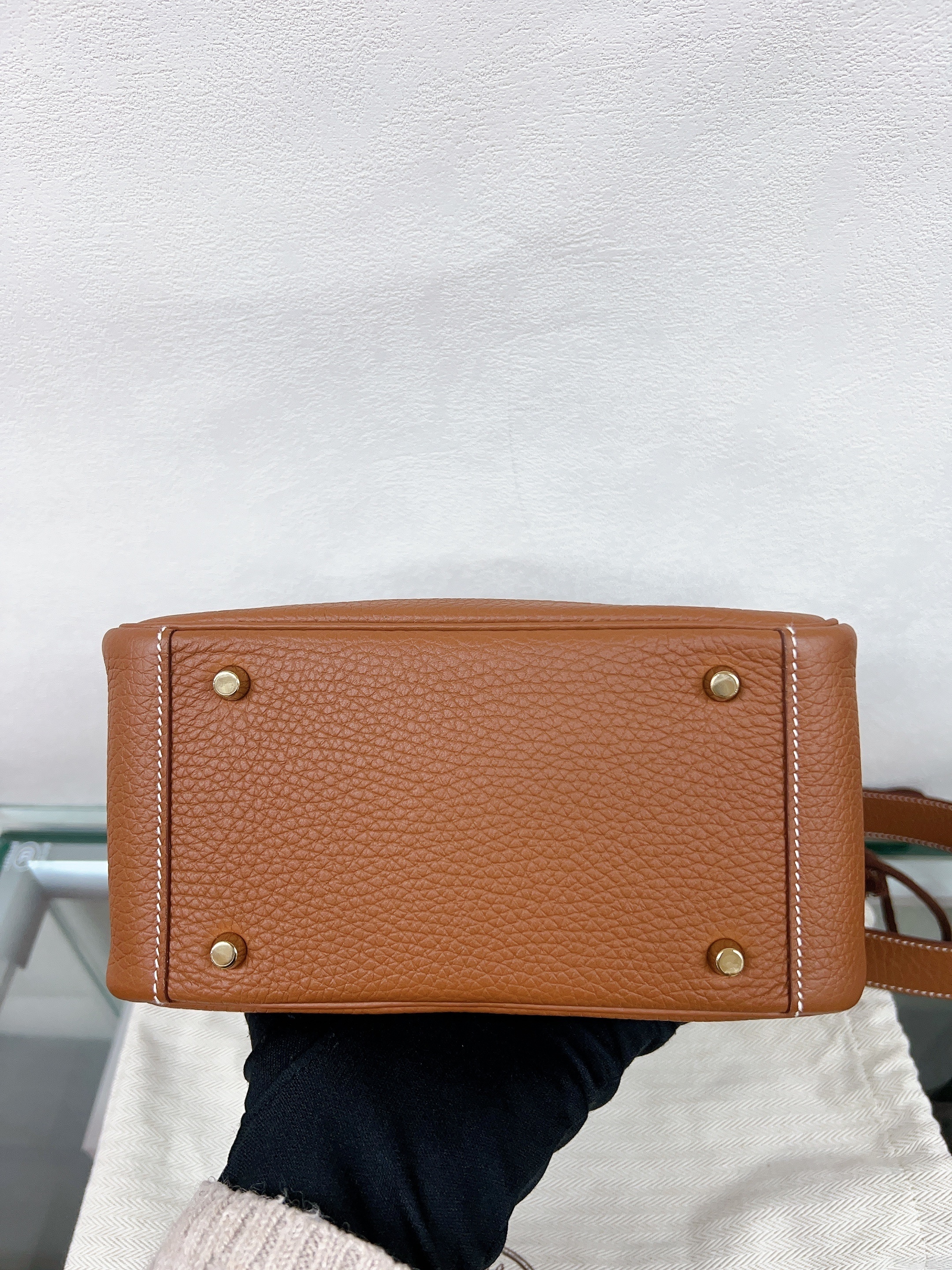 Hermes mini lindy (gold/ GHW/ stamp b)